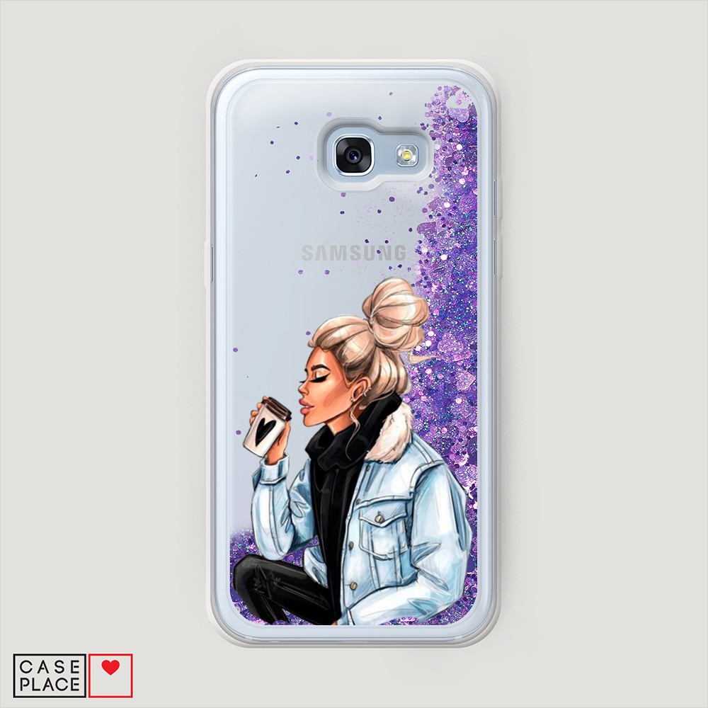 

Чехол Awog на Samsung Galaxy A3 2017 / Самсунг A3 2017 "Cute girl", Разноцветный, 20392-1