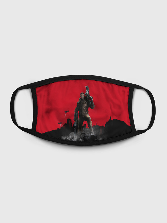 

Многоразовая маска унисекс Burnettie Wolfenstein, Разноцветный, Wolfenstein
