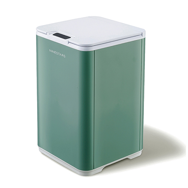 фото Мусорное ведро xiaomi ninestars waterproof sensor trash can,10л dzt-10-35s green