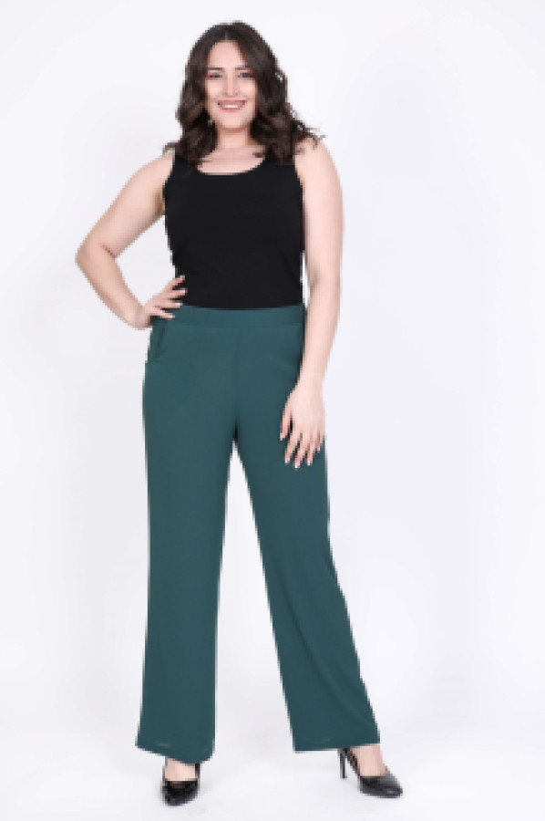 

Брюки женские My Line Moda 688 зеленые 42 (доставка из-за рубежа), 688