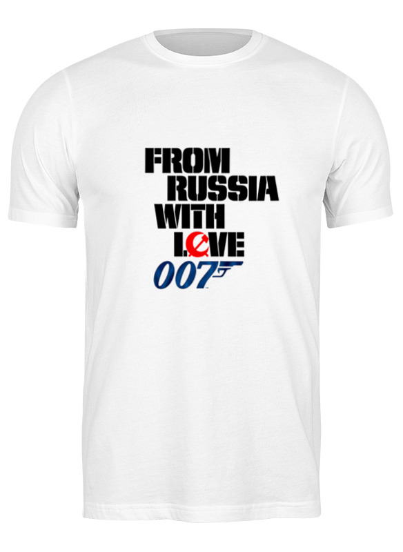 

Футболка мужская Printio James bond белая S, Белый, James bond