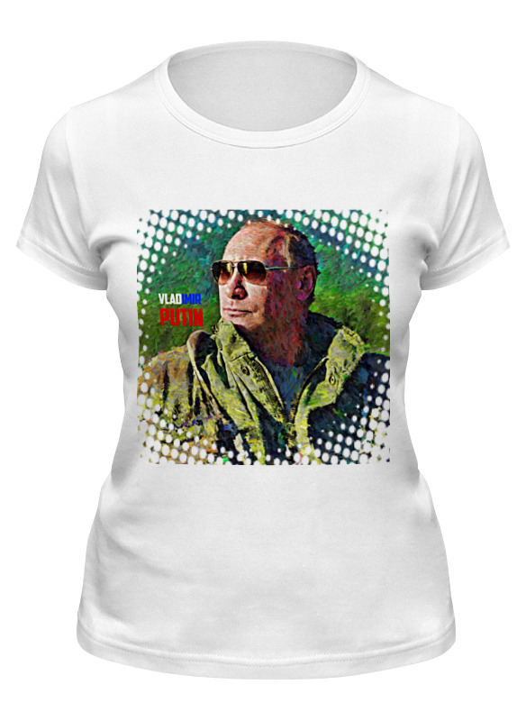 

Футболка женская Printio Putin белая XL, Белый, Putin