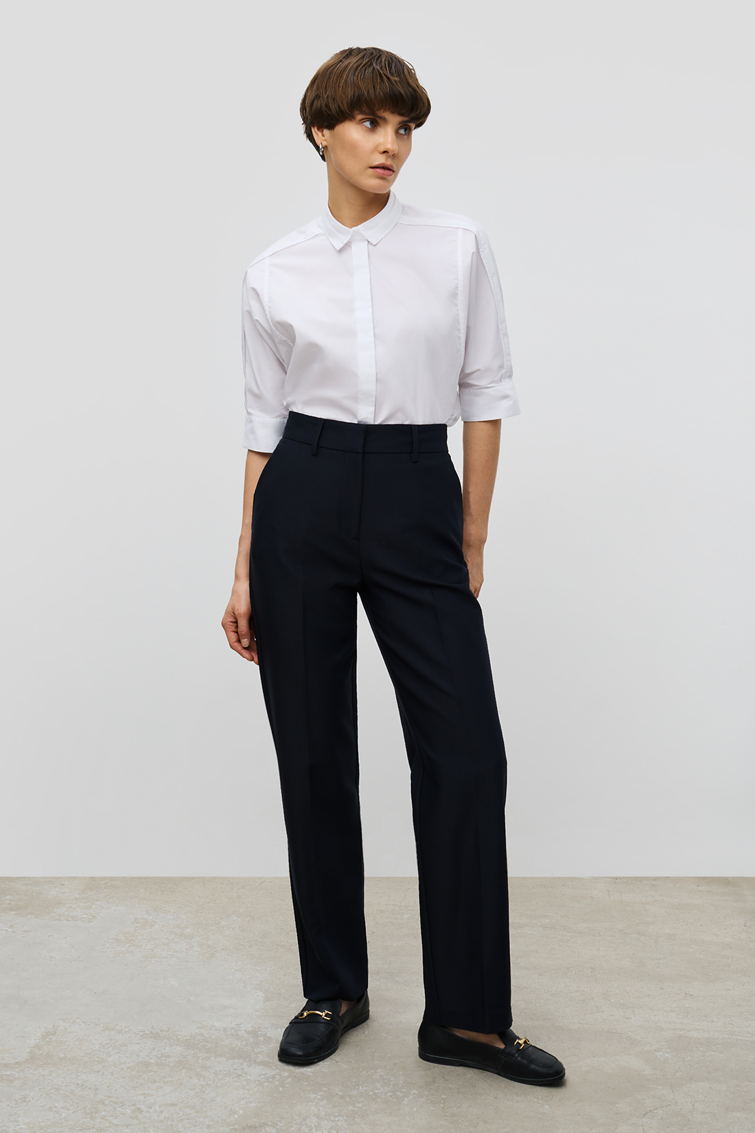 

Брюки женские Baon B2923001 синие M, Синий, B2923001