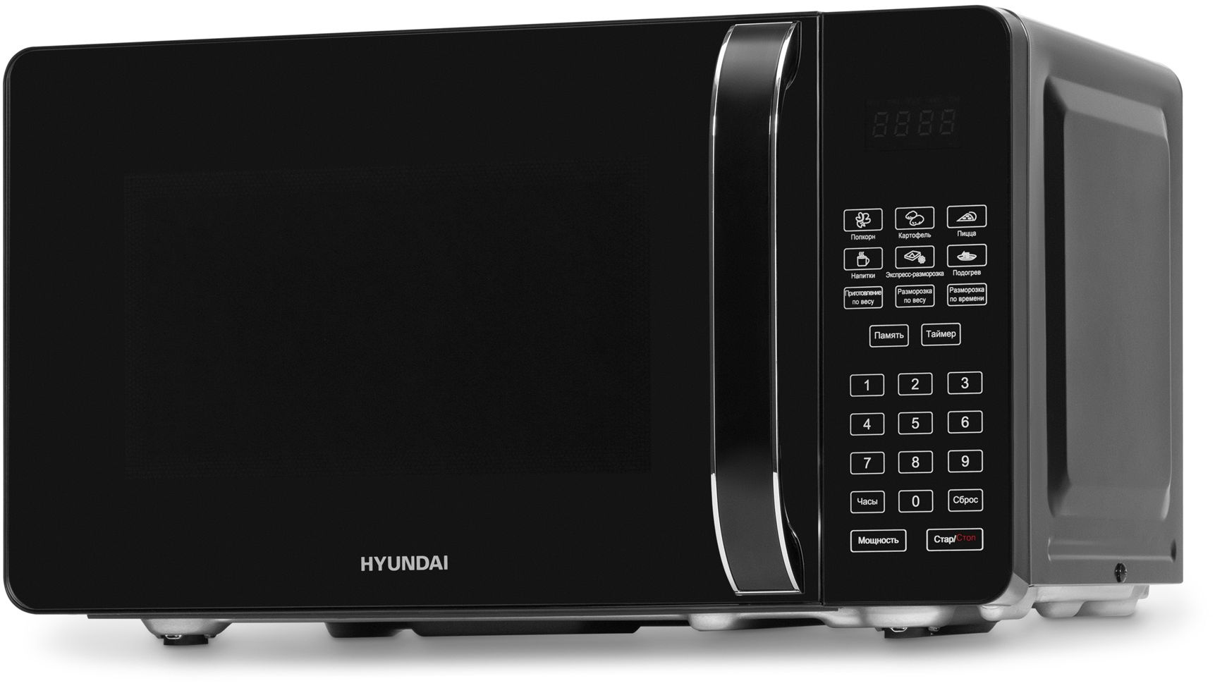 

Микроволновая печь соло HYUNDAI HYM-D2076 черный, HYM-D2076
