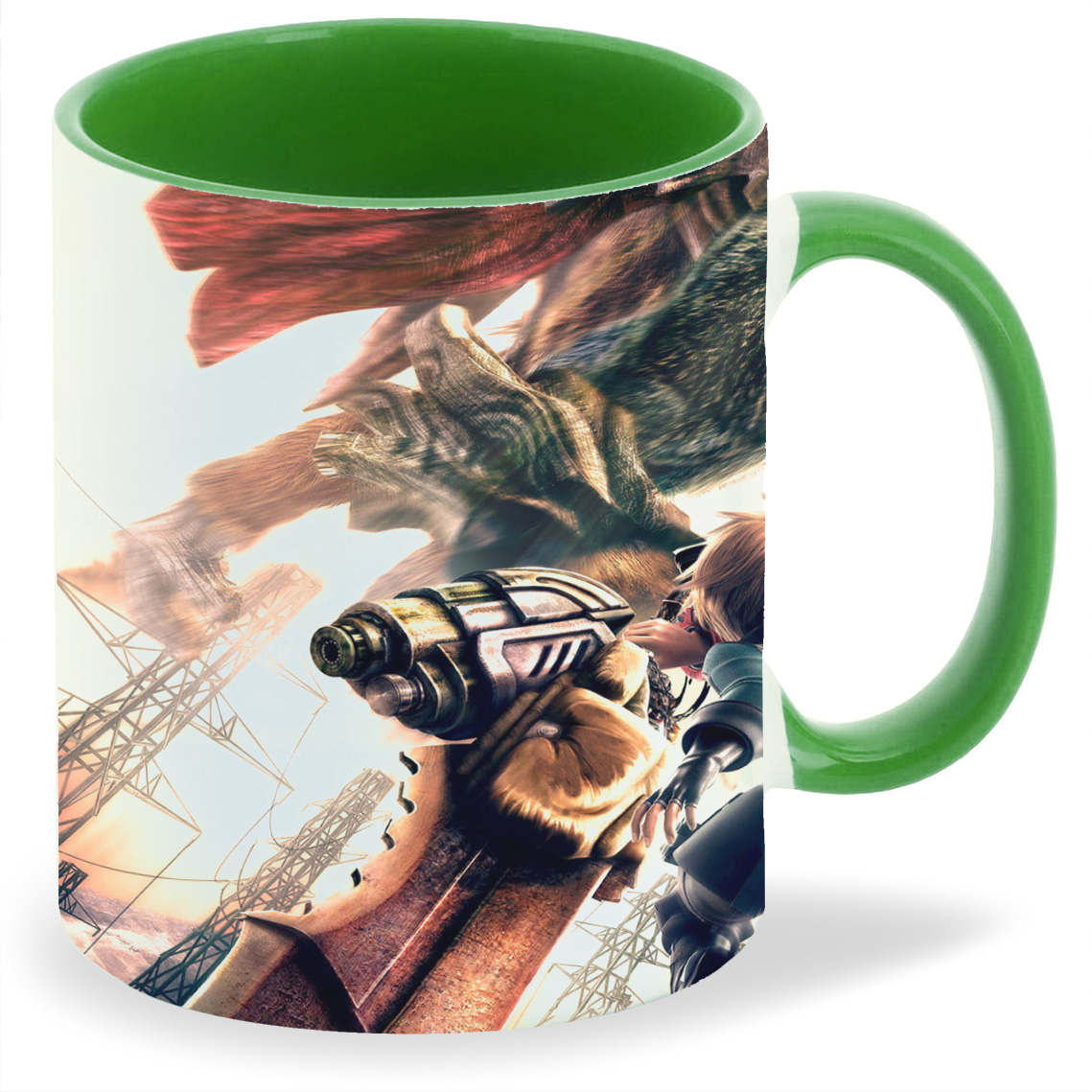 

Кружка CoolPodarok god eater Монстр в прыжке, god eater Монстр в прыжке