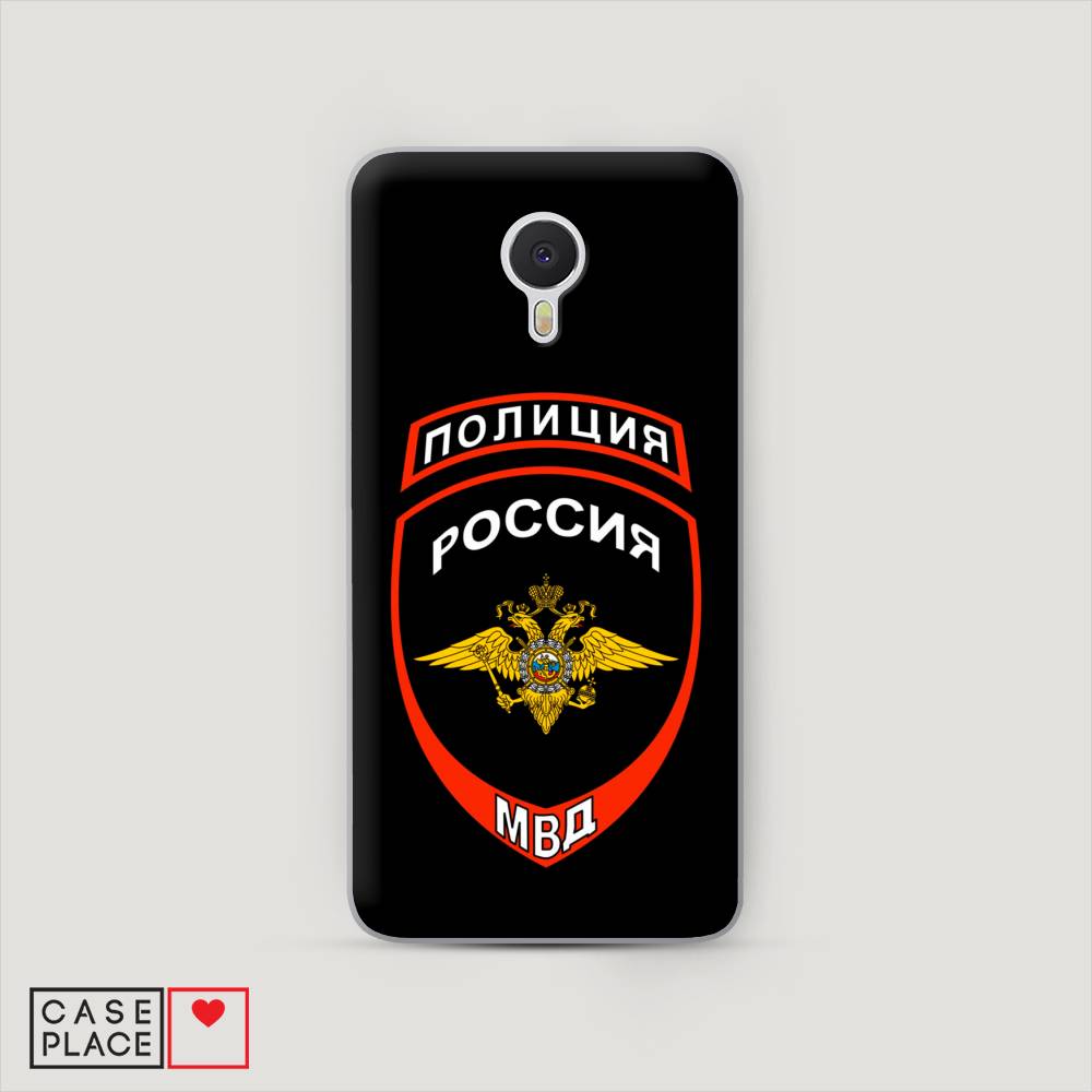 

Чехол Awog на Meizu M3 Note "Полиция шеврон", Черный;красный;белый, 70550-5
