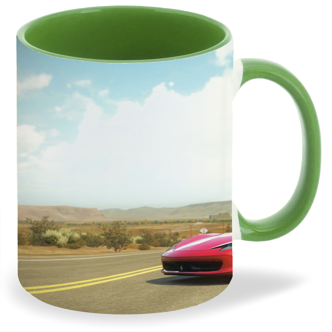 

Кружка CoolPodarok forza horizon Красное авто, forza horizon Красное авто