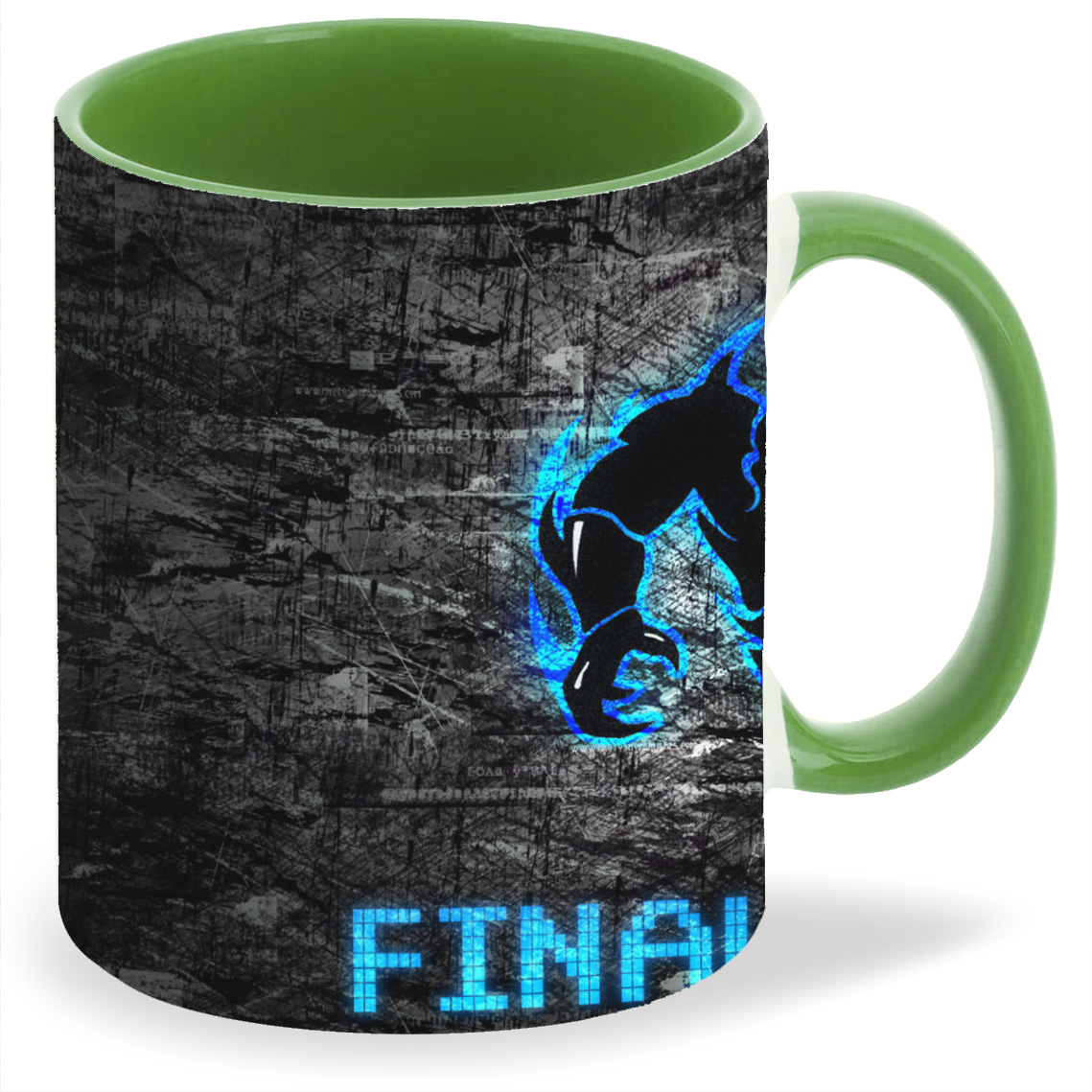 

Кружка CoolPodarok Finalboos логотип серый фон, Finalboos логотип серый фон