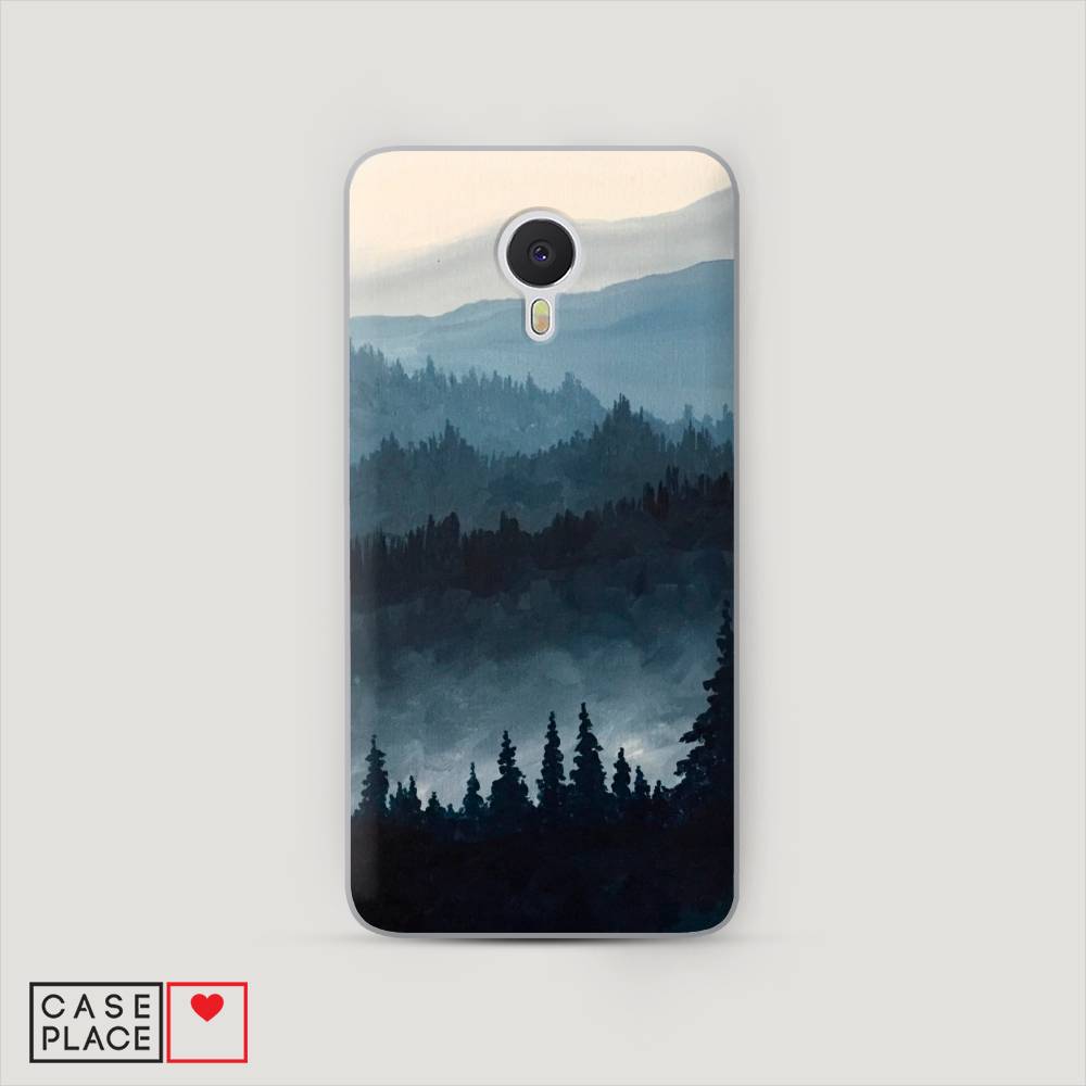 

Чехол Awog на Meizu M3 Note "Туманные горы", Бежевый;серый;черный, 70550-4