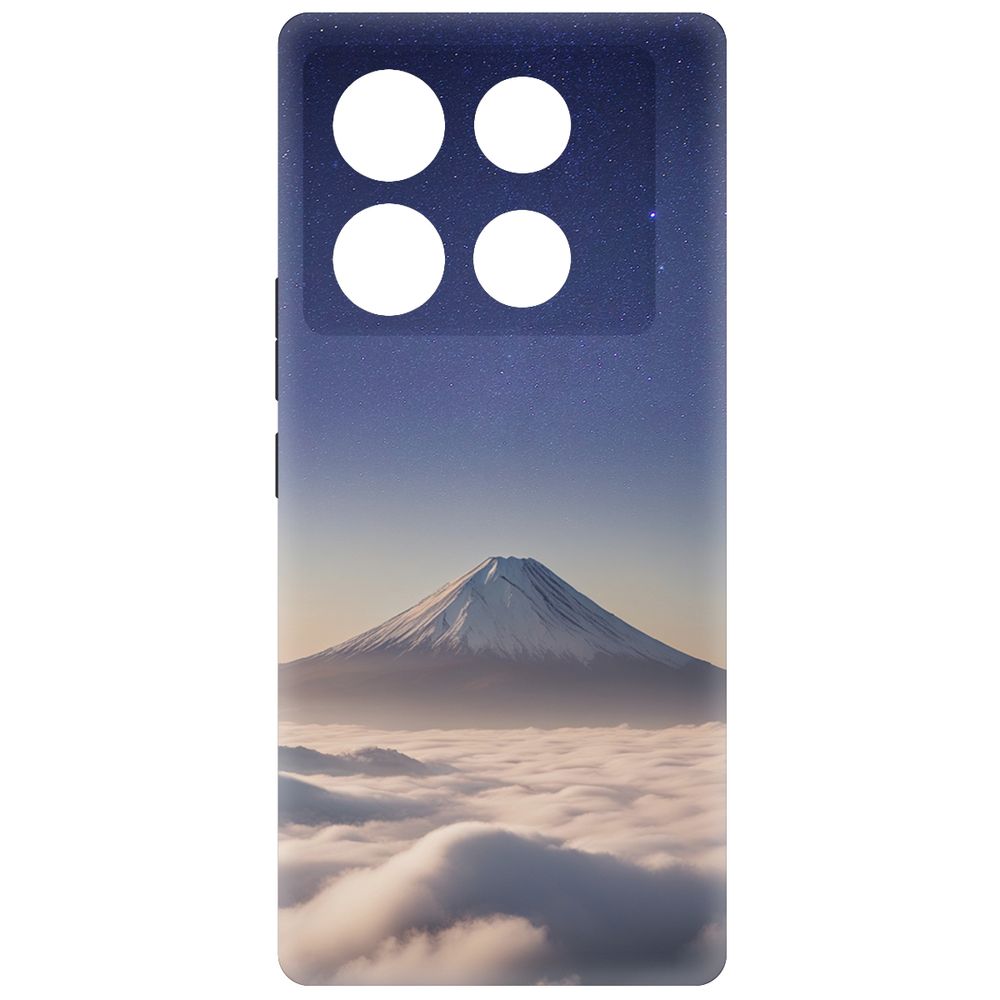 

Чехол-накладка Krutoff Soft Case Япония, Фудзияма для INFINIX Note 40 Pro 5G черный