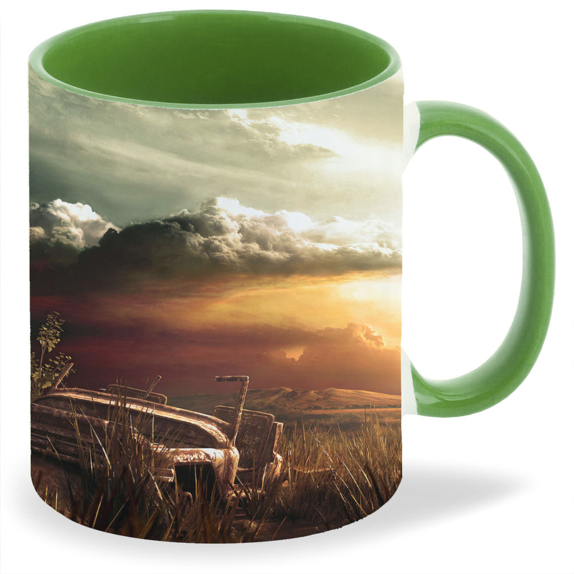 фото Кружка coolpodarok far cry 2 с ружьём на плече мачете поле