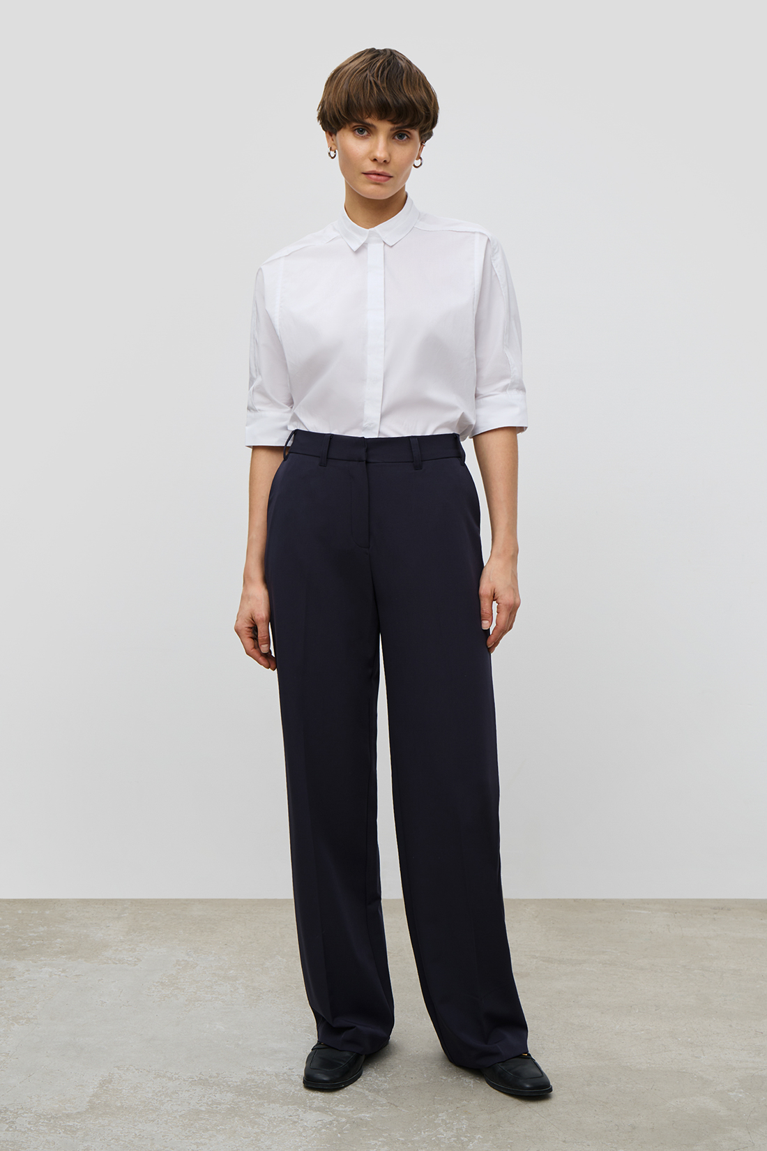 Брюки женские Baon B2923013 синие 2XL