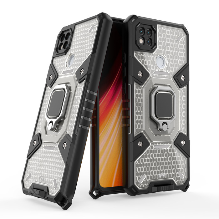 

Противоударный чехол с Innovation Case с защитой камеры для Xiaomi Redmi 9C, Серый