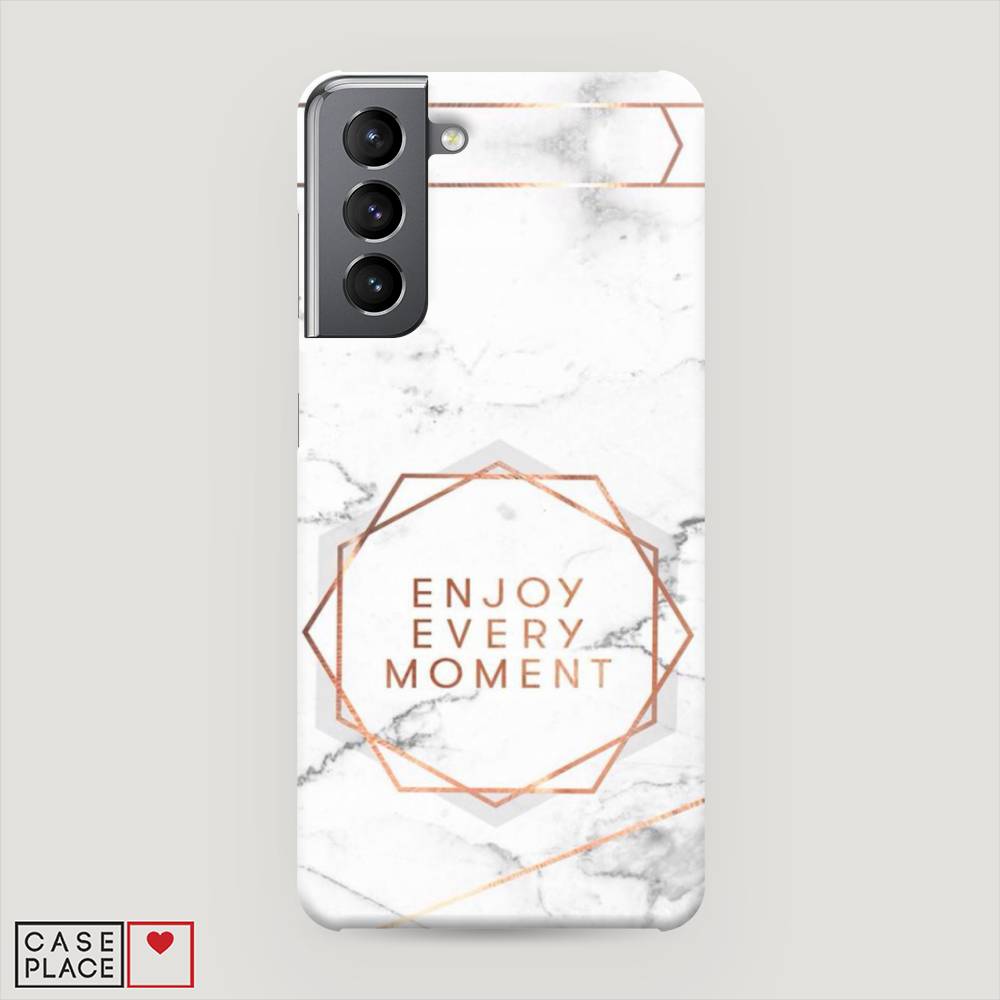 

Чехол Awog "Enjoy every moment мрамор" для Samsung Galaxy S21, 2101820-5