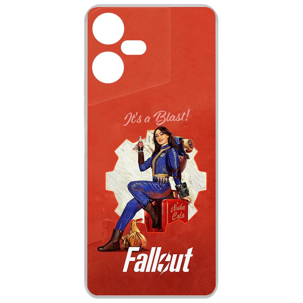 

Чехол-накладка Krutoff Clear Case Фоллаут (Fallout) - Это взрыв! для TECNO Pova Neo 3, Прозрачный