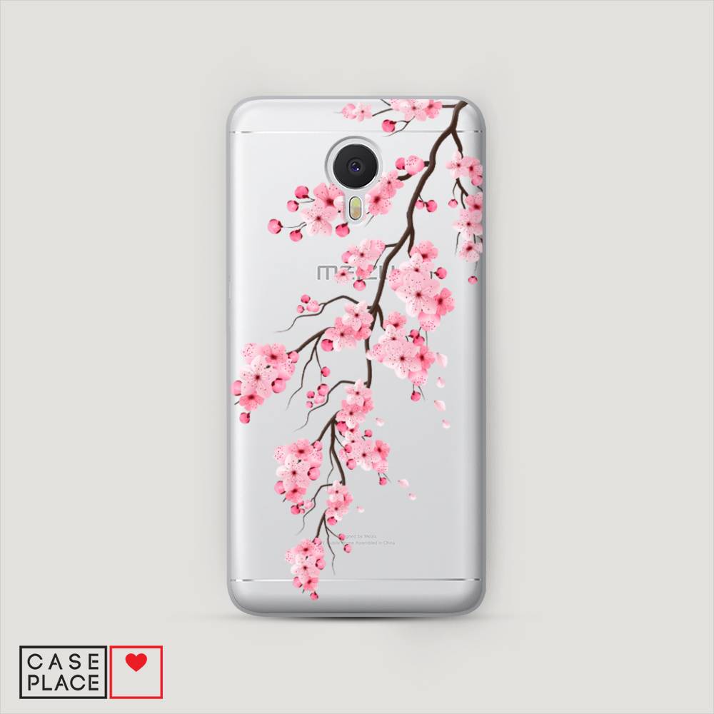 

Чехол Awog на Meizu M3 Note "Розовая сакура", Розовый;коричневый, 70550-8