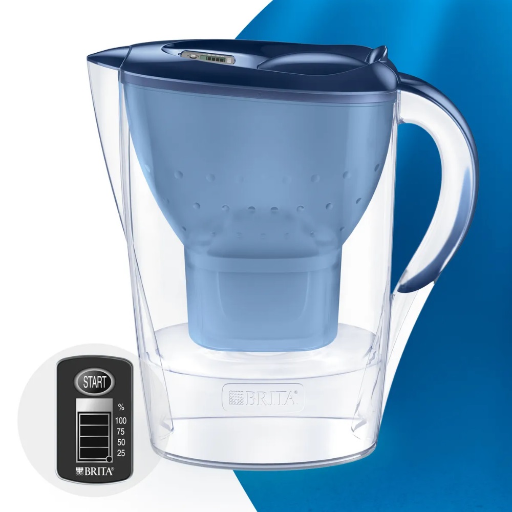 фото Фильтр-кувшин brita marella mx+ синяя (2.4 л)