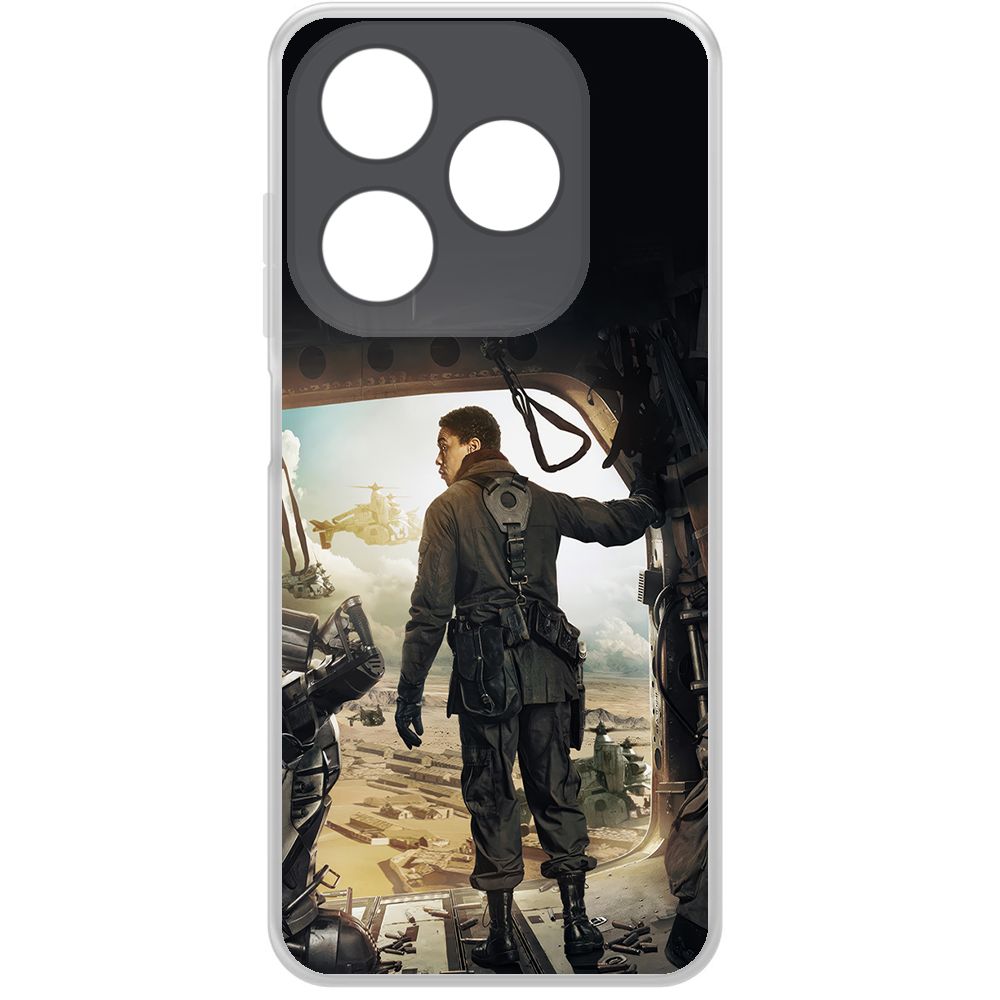

Чехол-накладка Krutoff Clear Case Фоллаут (Fallout) - Аарон для TECNO Spark 20