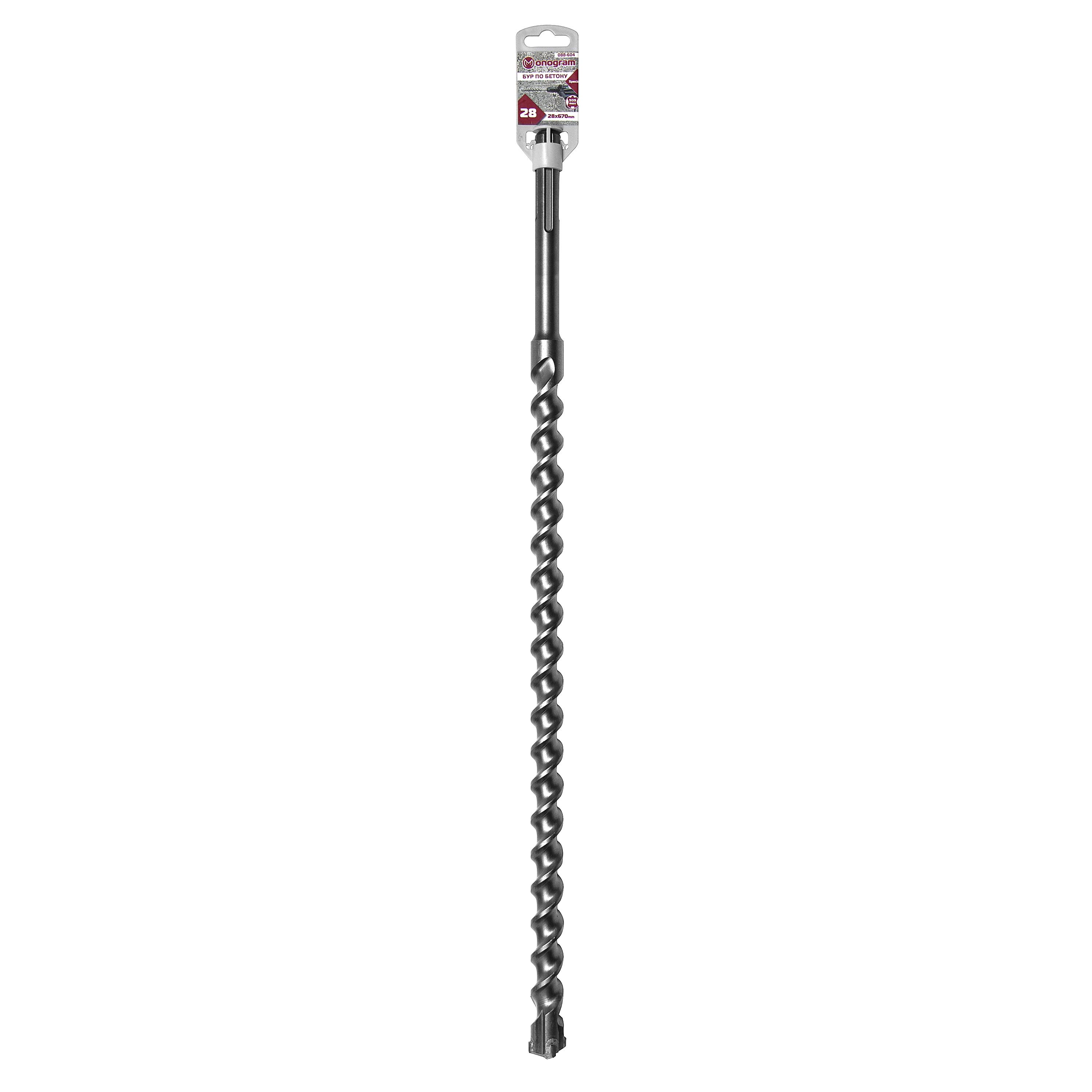 

Monogram Бур по бетону Special SDS-max 28x530/670 мм 088-604