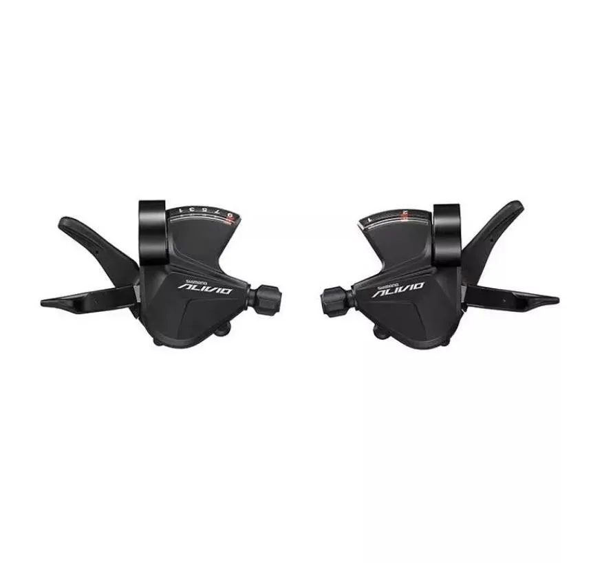 

Шифтер Shimano Alivio M3100 левая/правая 2x9 скоростей трос+оплетка, Alivio M3100