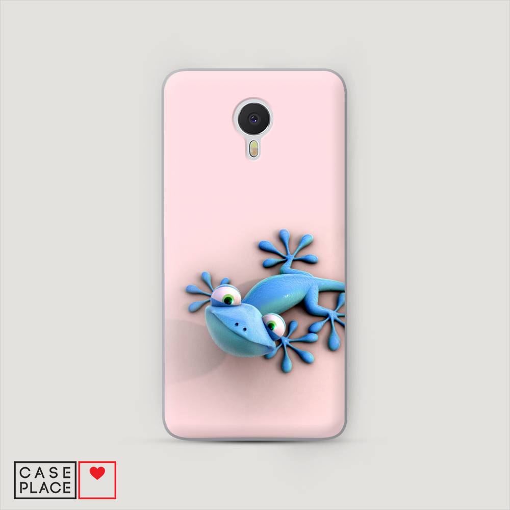 

Чехол Awog на Meizu M3 Note "Голубая ящерка", Розовый;голубой;белый, 70550-2