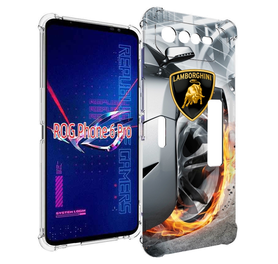 

Чехол MyPads Ламборгини мужской для Asus ROG Phone 6 Pro, Прозрачный, Tocco