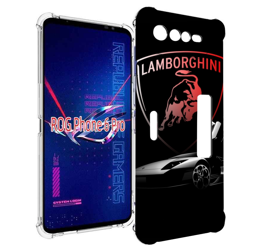 

Чехол MyPads Ламборгини-black мужской для Asus ROG Phone 6 Pro, Прозрачный, Tocco