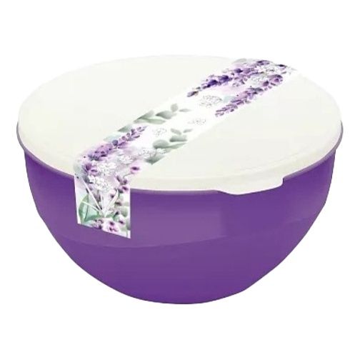 

Миска Полимербыт Lavender с крышкой сиреневая 1 л