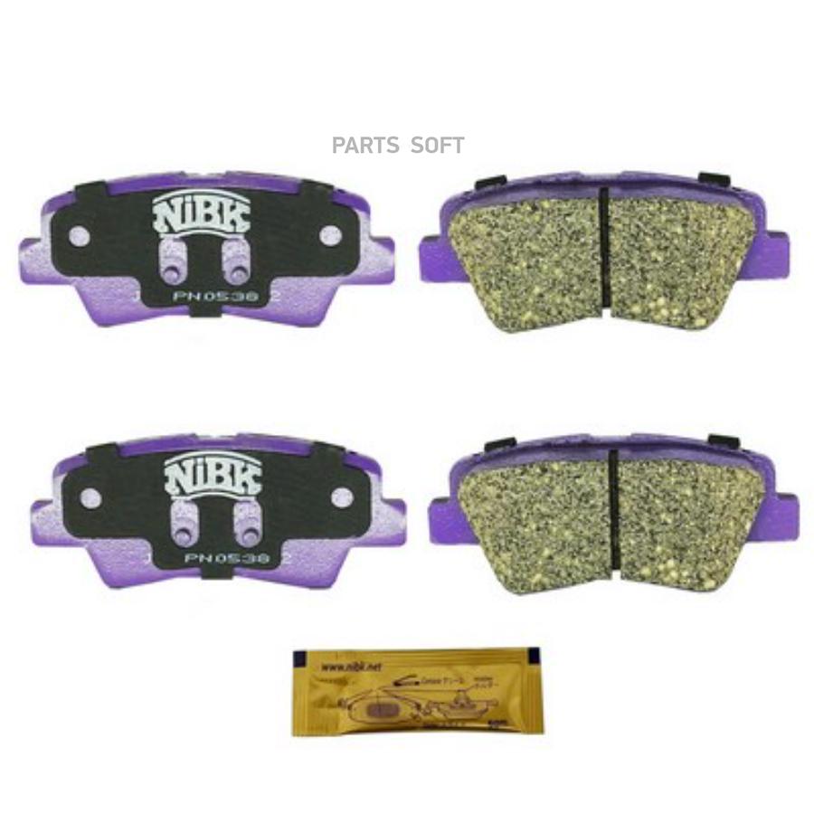 

Тормозные колодки NiBK задние PN0538