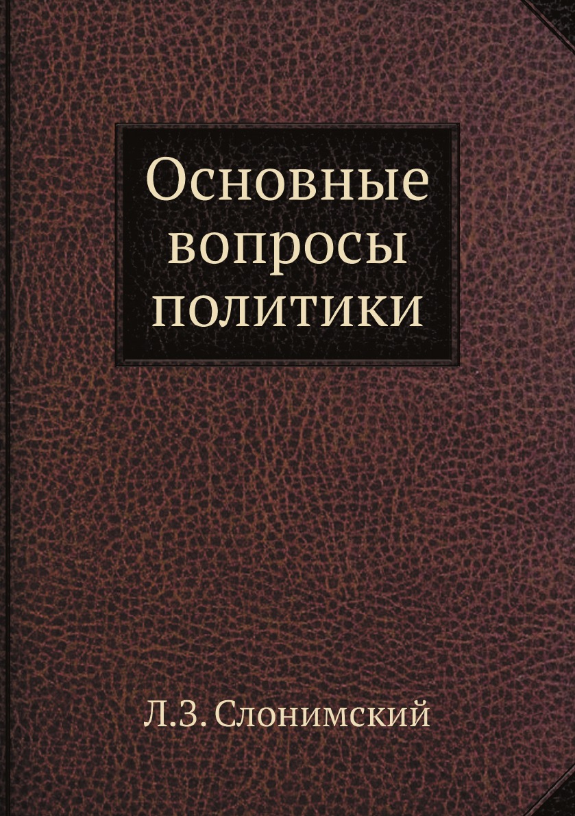 

Основные вопросы политики