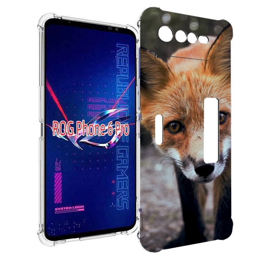 

Чехол MyPads Лисица для Asus ROG Phone 6 Pro, Прозрачный, Tocco