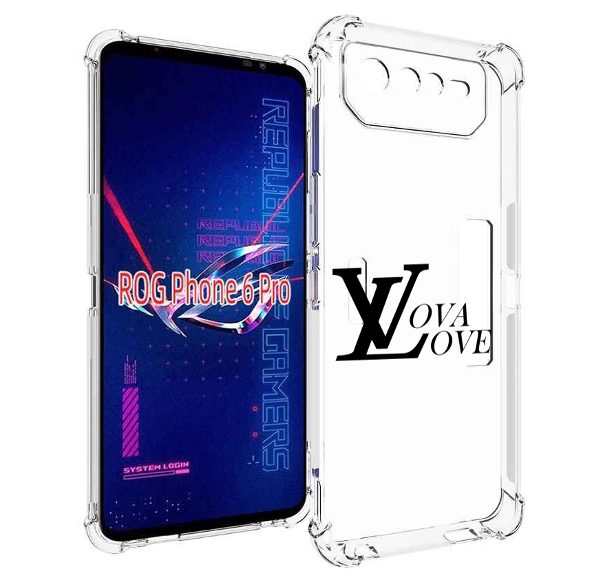 

Чехол MyPads Лова-лове для Asus ROG Phone 6 Pro, Прозрачный, Tocco