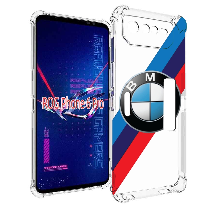 

Чехол MyPads Лого-BMW мужской для Asus ROG Phone 6 Pro, Прозрачный, Tocco