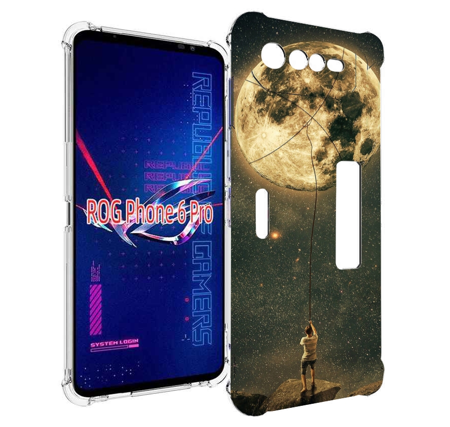 

Чехол MyPads Луна-светит для Asus ROG Phone 6 Pro, Прозрачный, Tocco