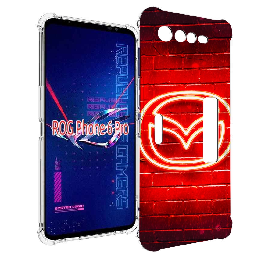 

Чехол MyPads Мазда для Asus ROG Phone 6 Pro, Прозрачный, Tocco