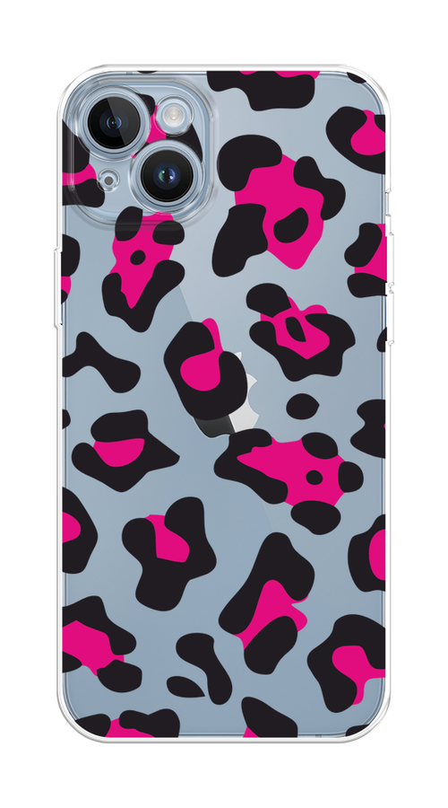 

Чехол Homey на Apple iPhone 14 "Pink cow spots", 15150-1