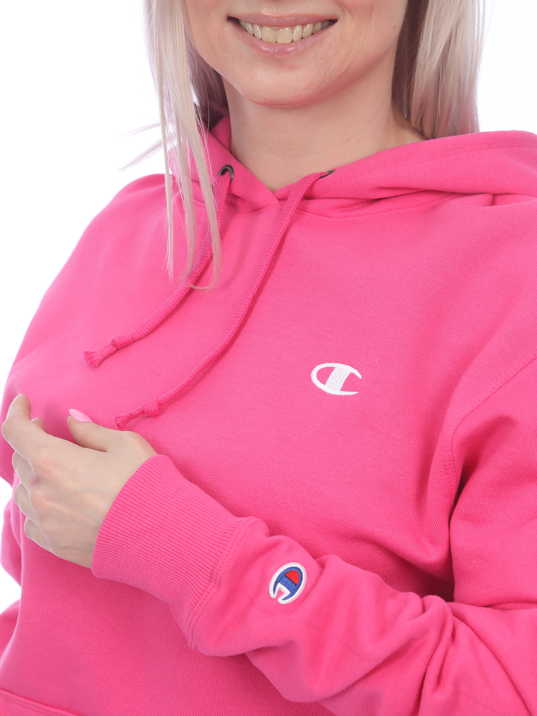 

Худи женское Champion GF265407D55 розовое S, Розовый, GF265407D55