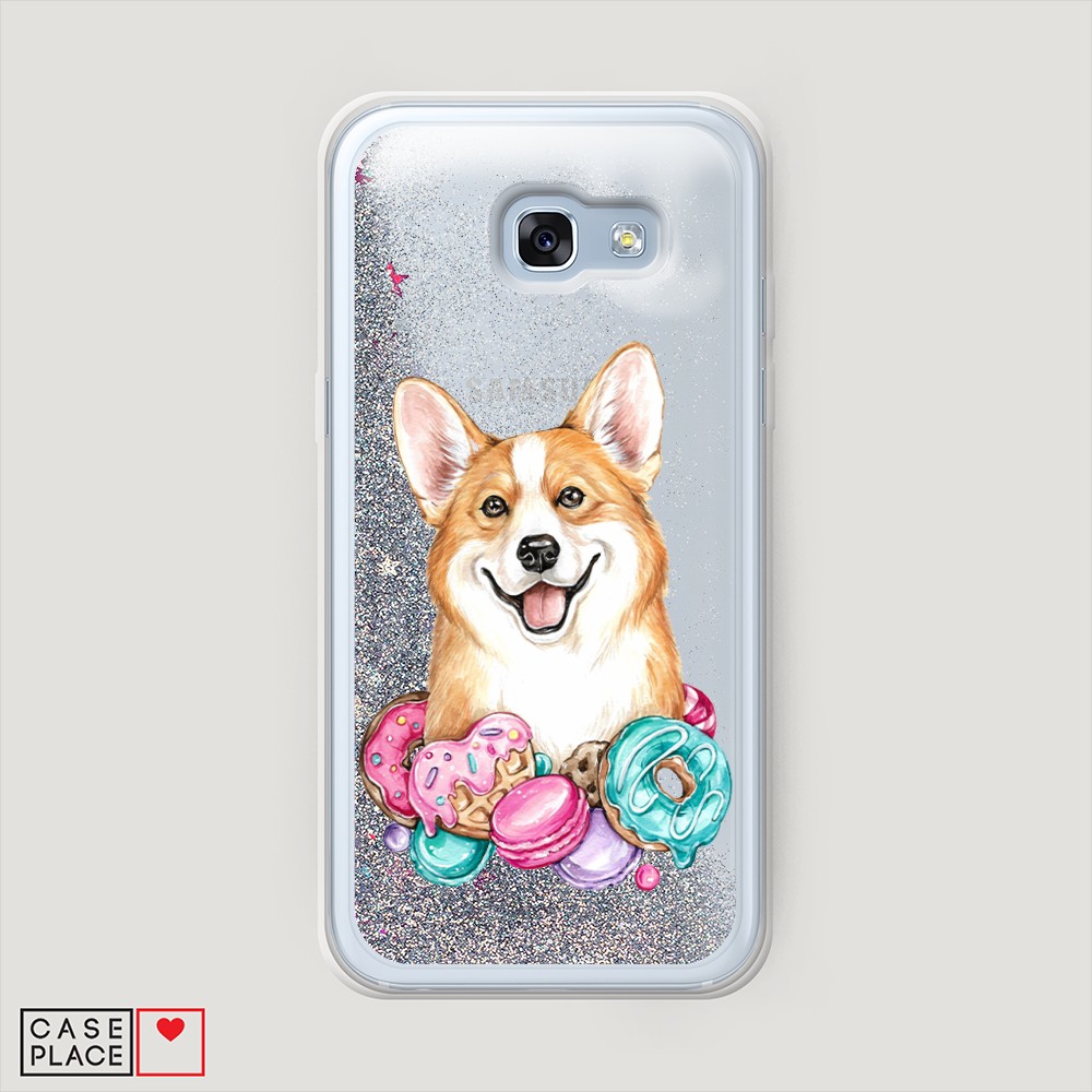 

Чехол Awog на Samsung Galaxy A3 2017 / Самсунг A3 2017 "Корги и сладости", Разноцветный, 20391-1