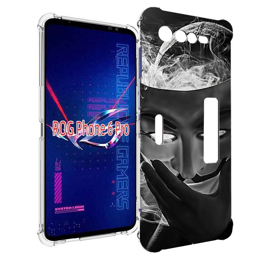 

Чехол MyPads Маска для Asus ROG Phone 6 Pro, Прозрачный, Tocco