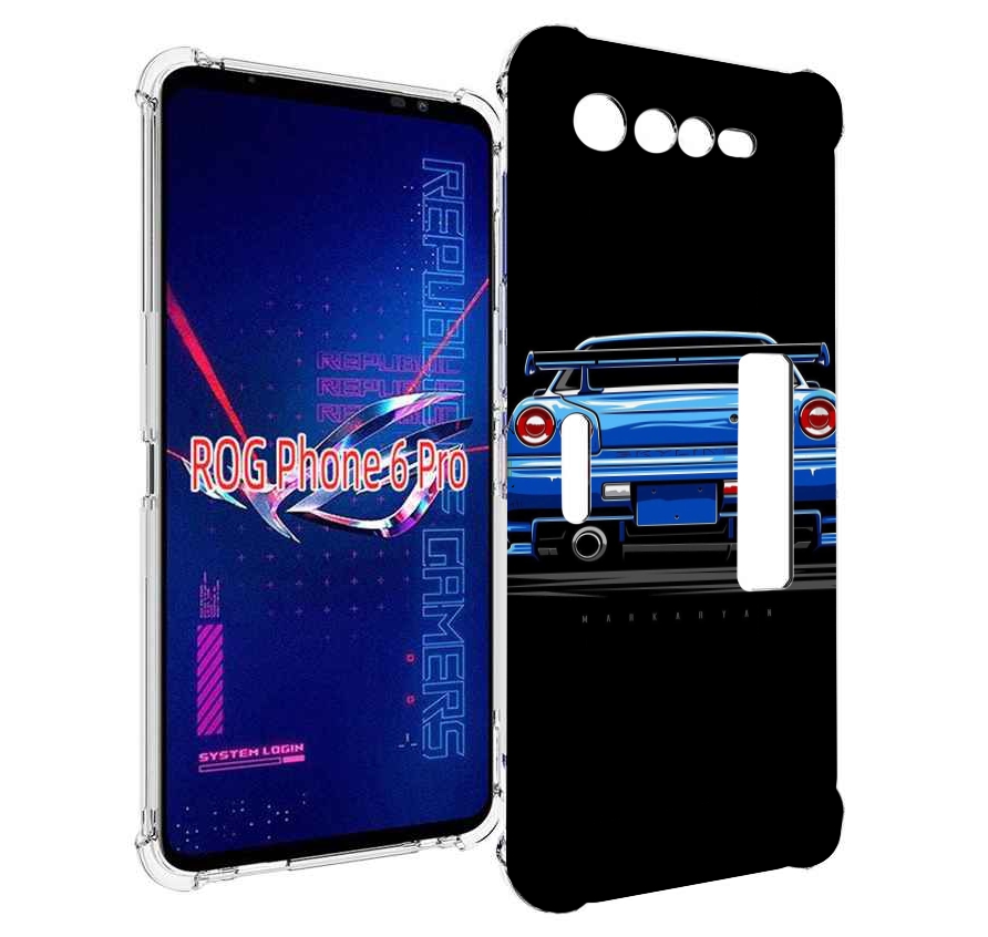 

Чехол MyPads Машина-синяя мужской для Asus ROG Phone 6 Pro, Прозрачный, Tocco