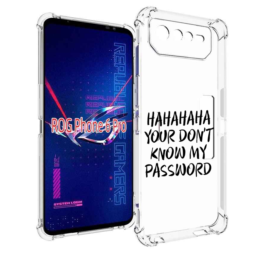 

Чехол MyPads Мой-пароль для Asus ROG Phone 6 Pro, Прозрачный, Tocco