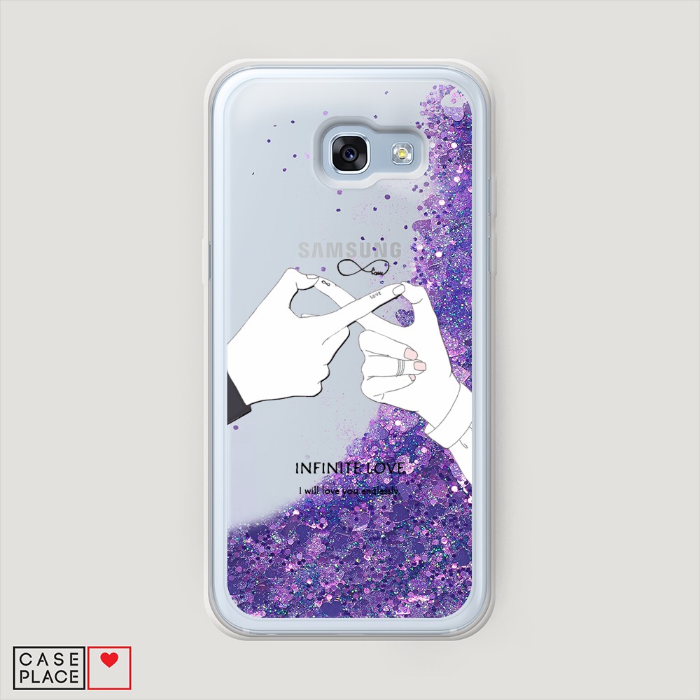 

Чехол Awog на Samsung Galaxy A3 2017 / Самсунг A3 2017 "Любовь навсегда", Разноцветный, 20392-1