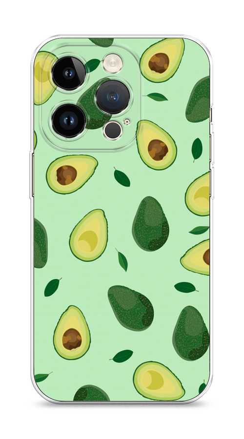 

Чехол Homey на Apple iPhone 14 Pro "Blue avocado", Коричневый;зеленый, 15250-1