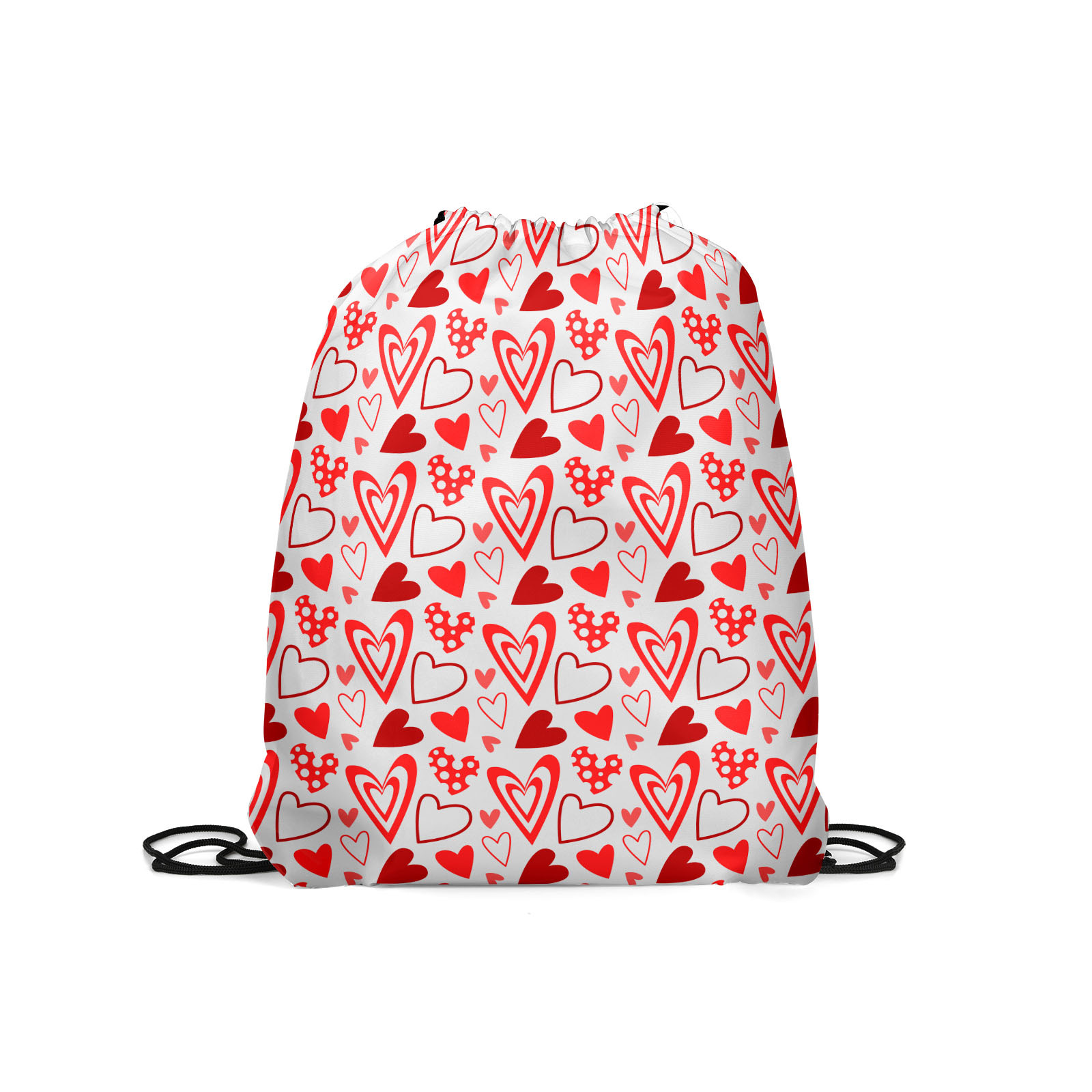 

Мешок для обуви унисекс Gorolla DrawstringBackpack 2215 белый с красным, 42х35 см, Белый;красный, DrawstringBackpack 2215