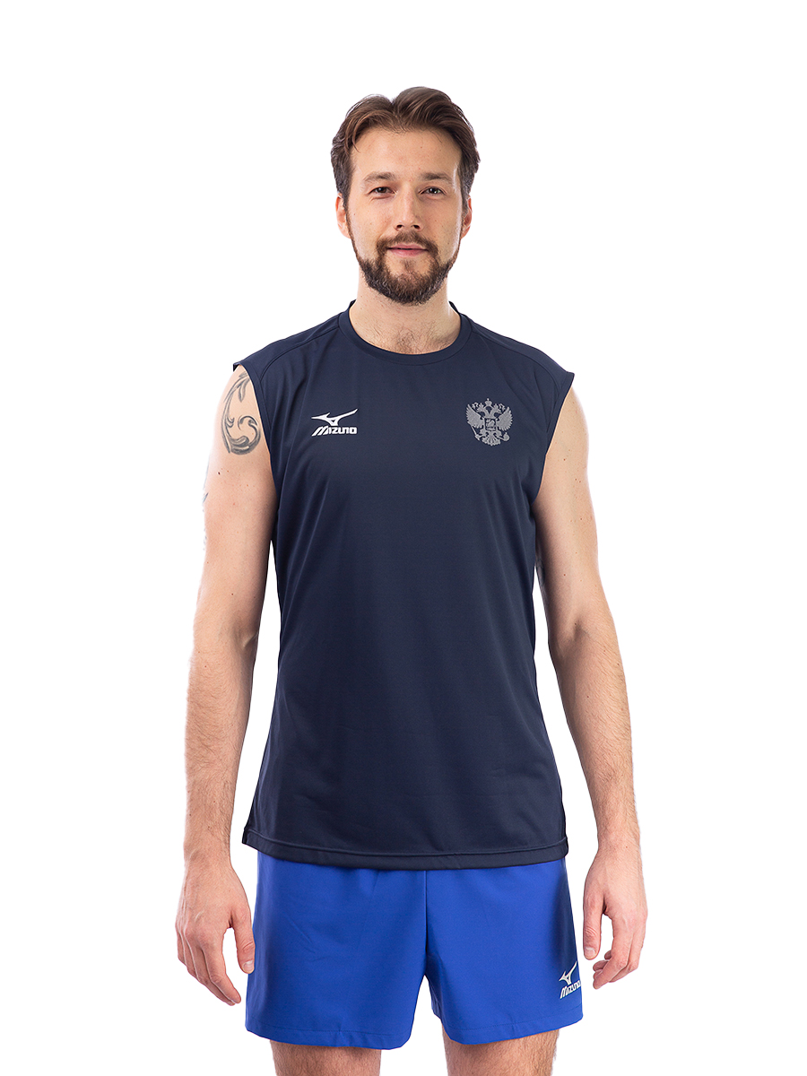 

Майка мужская Mizuno V2QF16RR16 синяя 4XL, Синий, V2QF16RR16