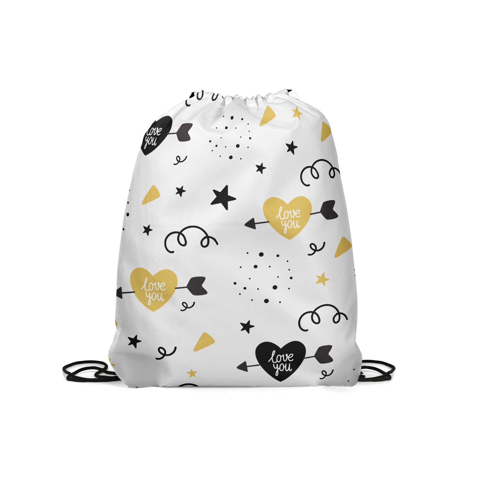 

Мешок для обуви унисекс Gorolla DrawstringBackpack 533 белый, 42х35 см, DrawstringBackpack 533