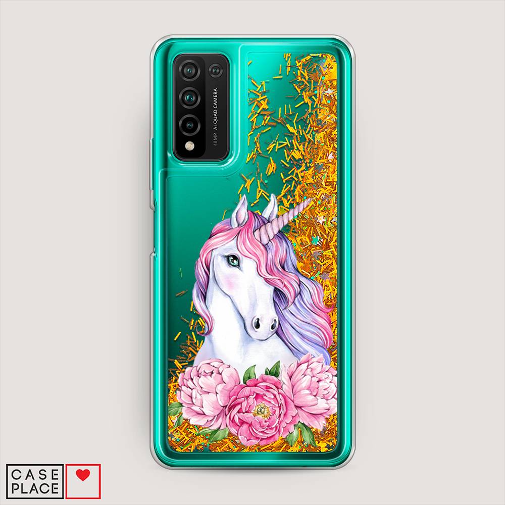 

Чехол Awog на Honor 10X Lite "Единорог с пионами", Зеленый;розовый, 6104690-1