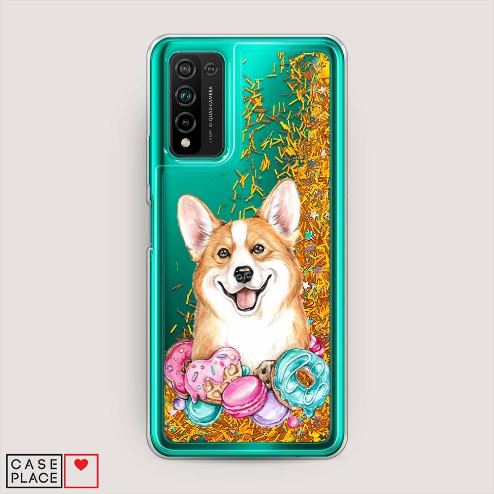 

Чехол Awog на Honor 10X Lite "Корги и сладости", Розовый;белый, 6104690-1