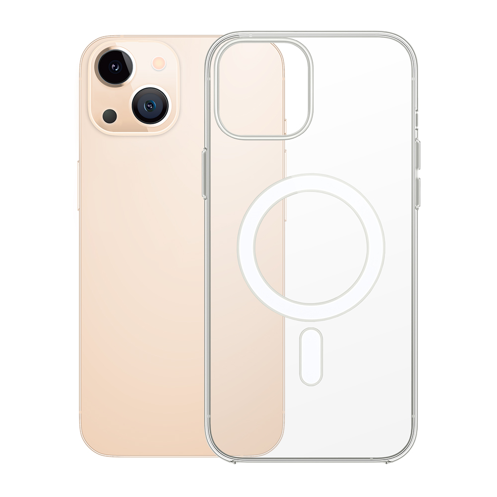 Чехол противоударный Devia Pure Clear Magnetic Shockproof Case для iPhone 13 - Clear
