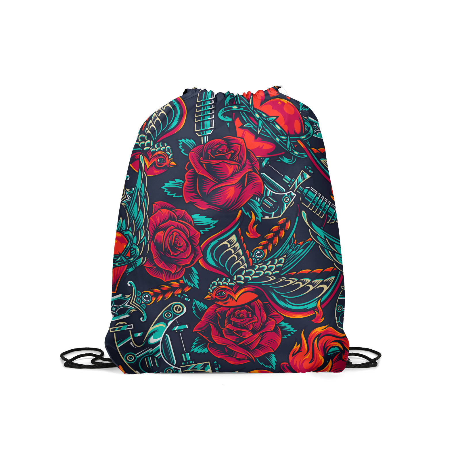

Мешок для обуви унисекс Gorolla DrawstringBackpack 080 черный, 42х35 см, Синий, DrawstringBackpack 080